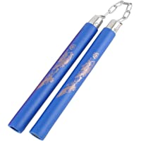 Fayscingo Nunchakus de Espuma Nunchucks de Entrenamiento Portátil Nunchakus de Artes Marciales- Apto para Principiantes…